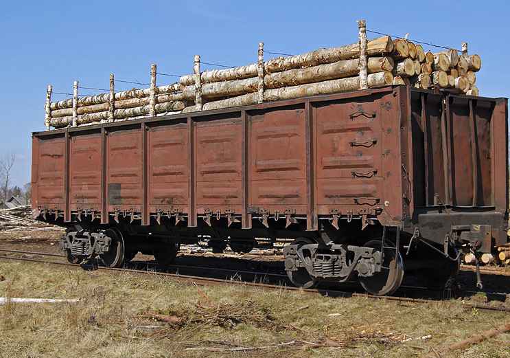 Перевозка ЛЕСА вагонами из Окуловки в Владикавказ