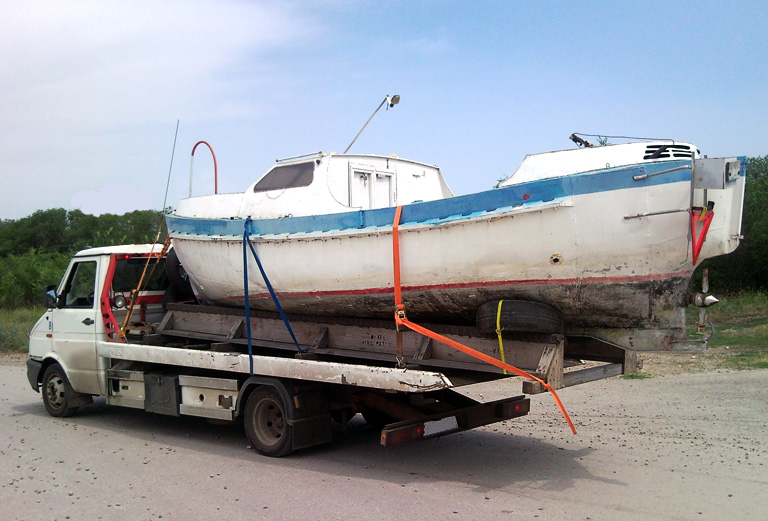 Доставка катера из Воронежа в Харабали